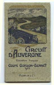  carte Michelin 1905